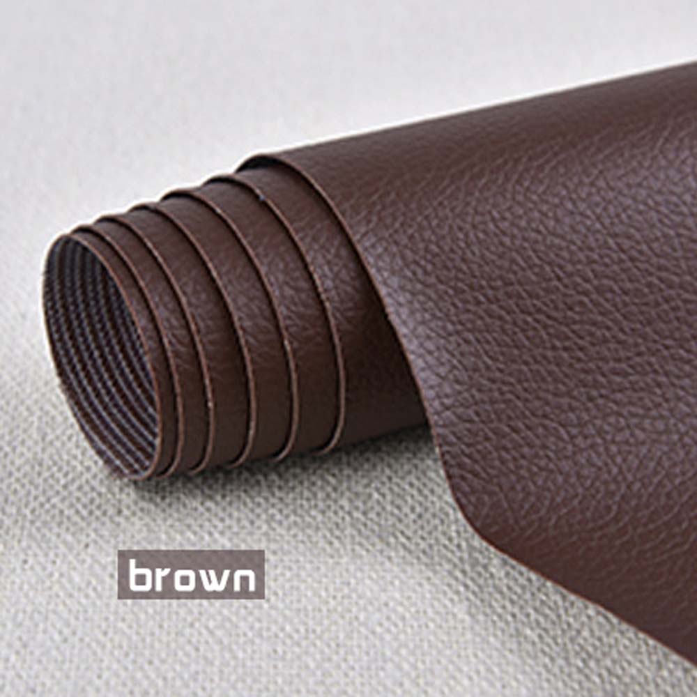 Selbstklebender Leder-Reparatur-Aufkleber für Autositz, Sofa, Zuhause, Leder-Reparatur, Farbreparatur-Patch, Leder-Zubehör 25cm*30cm braun
