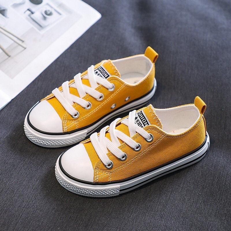 Eltern-Kind-Schuhe für Jungen und Mädchen mit Schnürung, kleine weiße Kinder-Freizeit-Canvas-Schuhe, Baby-Board-Schuhe, Sneaker 36