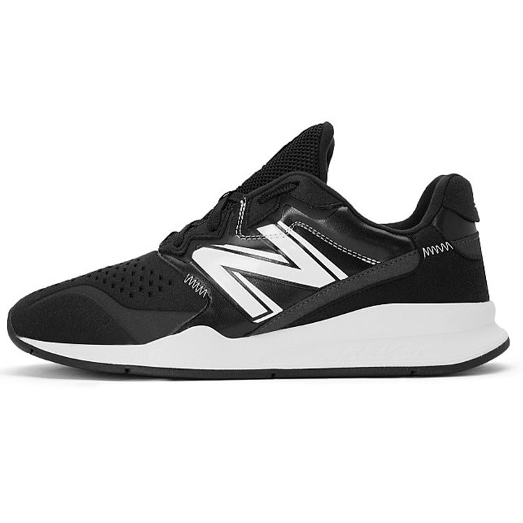 New Balance NB 1100 Bequeme Mesh Synthetikleder Low Top Laufschuhe Unisex Laufschuhe Schwarz Weiß MS1100SA 37
