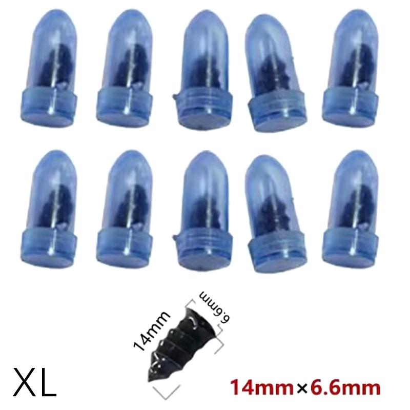 10 Stück Reifenreparaturnägel, selbstschneidende Schrauben, Kunststoffnägel, weiche Gummischrauben, geeignet für die Reparatur von Reifenpannen bei Auto- und Motorradreifen XL