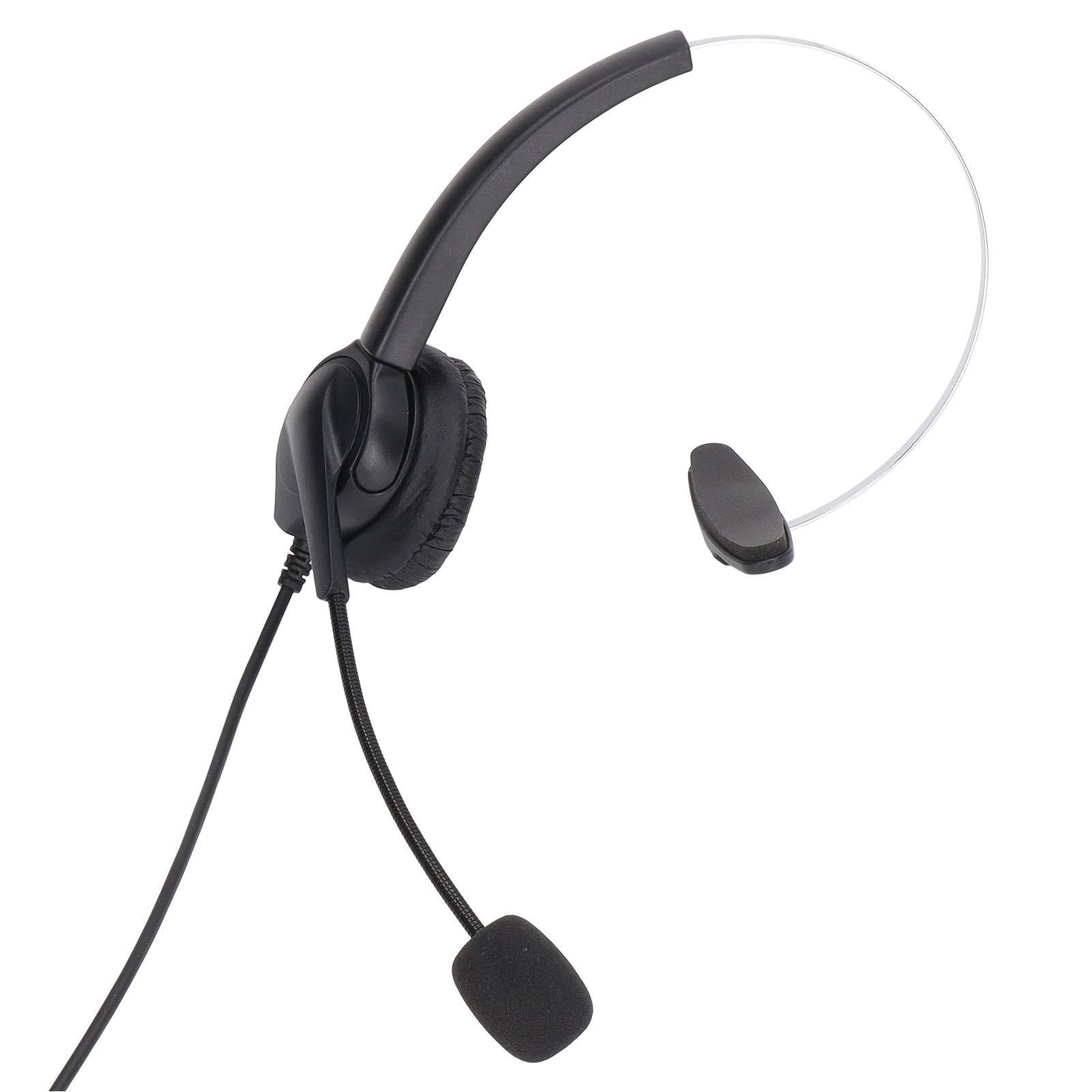 RJ9 Headset Geräuschunterdrückung Ergonomisch Einstellbare Lautstärkeregelung Computer-Headset für Online-Unterricht