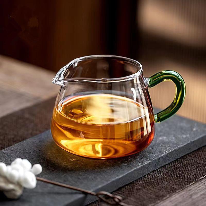 200ml Hitzebeständiges Glas Fair Cup Haushalt Ausgießer Glas Milchkännchen Kaffeetee Glas Spender Chahai Kungfu Tee Set Zubehö 200ML