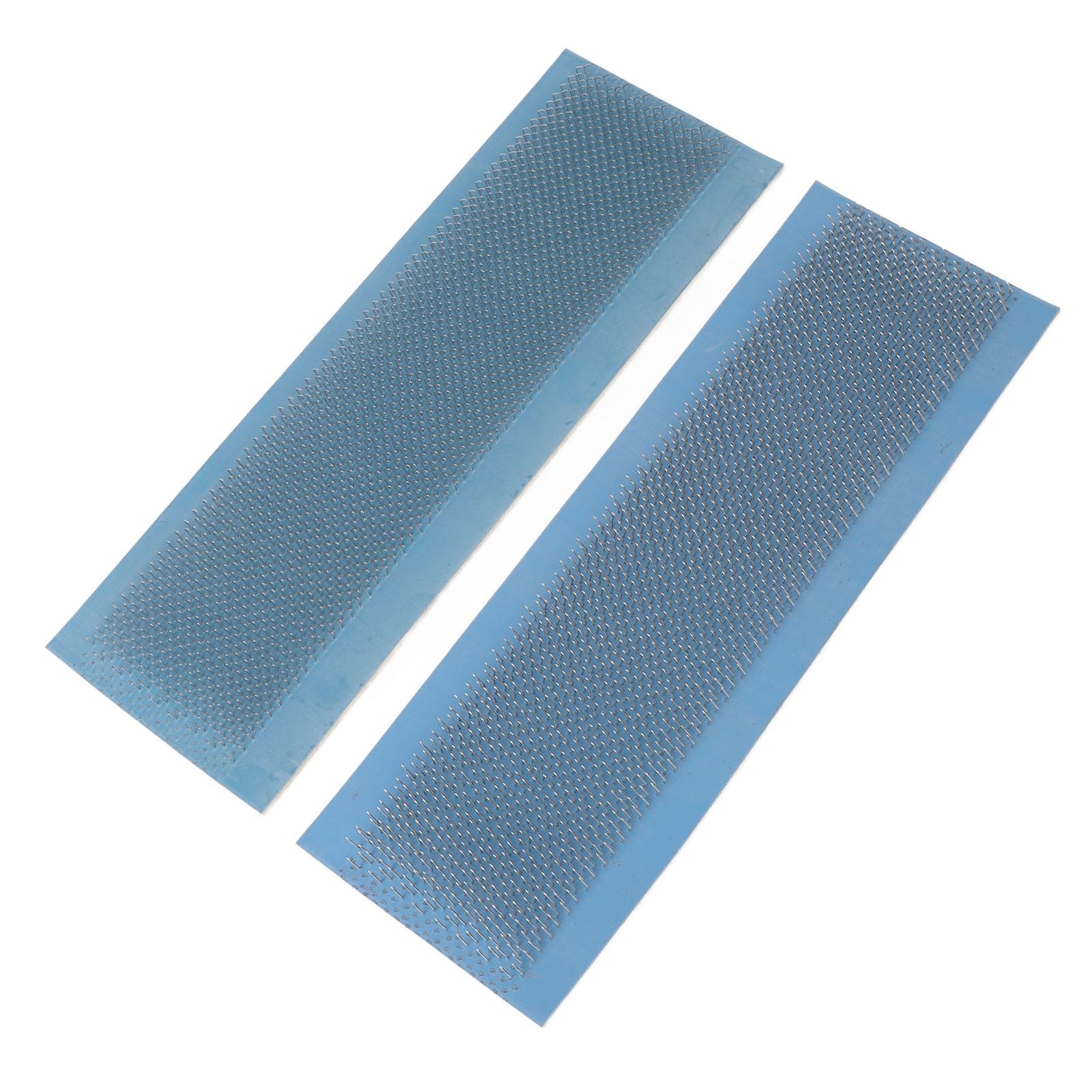 2 stücke Haar Halter Ziehen Matte Edelstahl Nadel Haar Extensions Zeichnung Karte 10,6 X 3,5 in