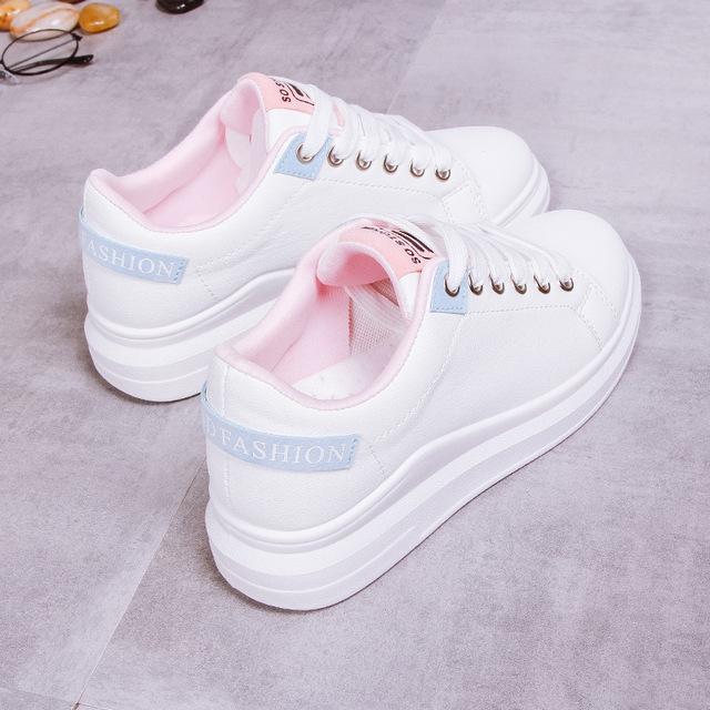 Frühling Sommer Weiße Schuhe Frau Casual Faulenzer Mode Turnschuhe Frauen Low-cut Schuhe Damen Neue Hohe Qualität Schuhe 40 rosa