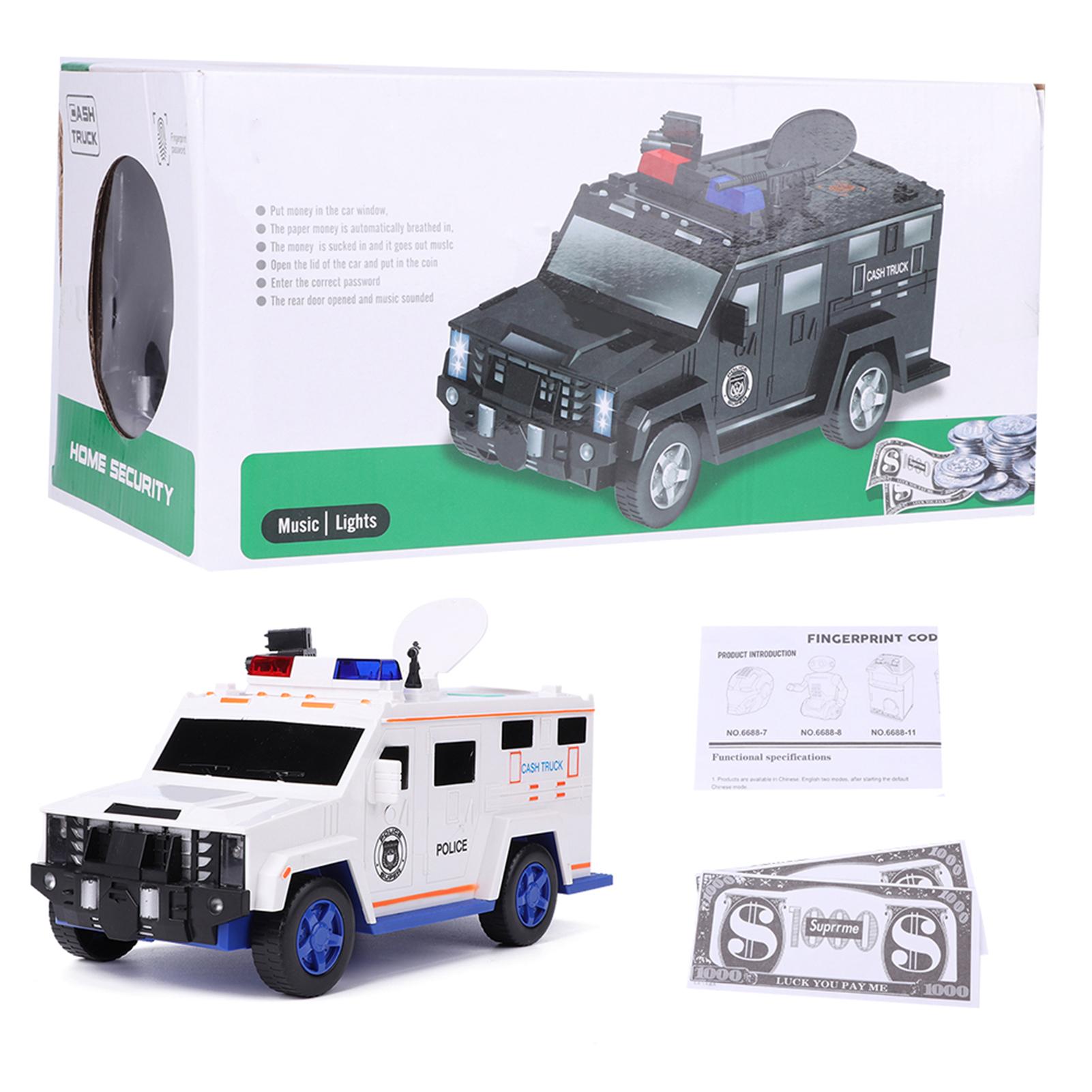 Geldtransporter Spardose Fingerabdruck Passwort Elektronisch Automatisch Münzen SparboxWeiß