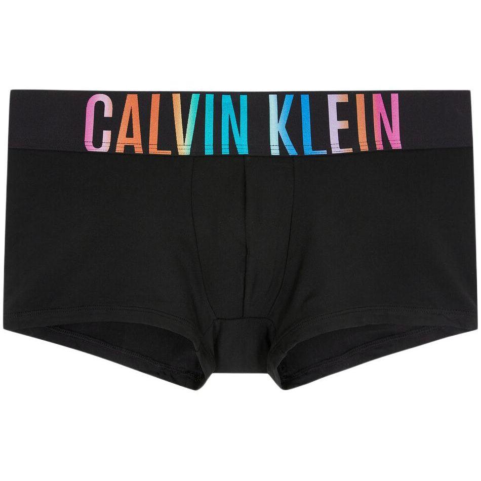 Calvin Klein Color Block Letter Jacquard Bequeme Boxershorts Herren Unterwäsche Schwarz NB3944-UB1 XL