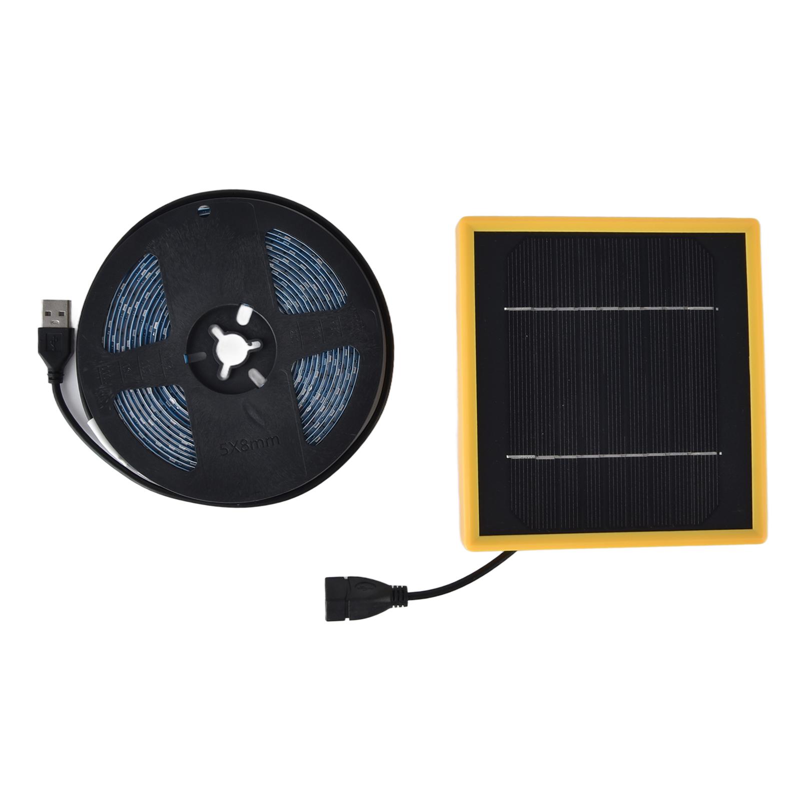 Solar Anlage Wachsen Licht Streifen Solar Power Volle Spektrum 5W LED Hohe Lichtstrom Solar LED Wachsen