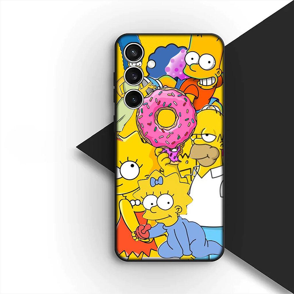 Tapete S-Simpsons Bart Handyhülle Weiche Hülle für Samsung Galaxy S22 S21 S20 FE Ultra Plus A07 A17 A15 A16 A25 A57 A37 Hülle Galaxy S22 5G