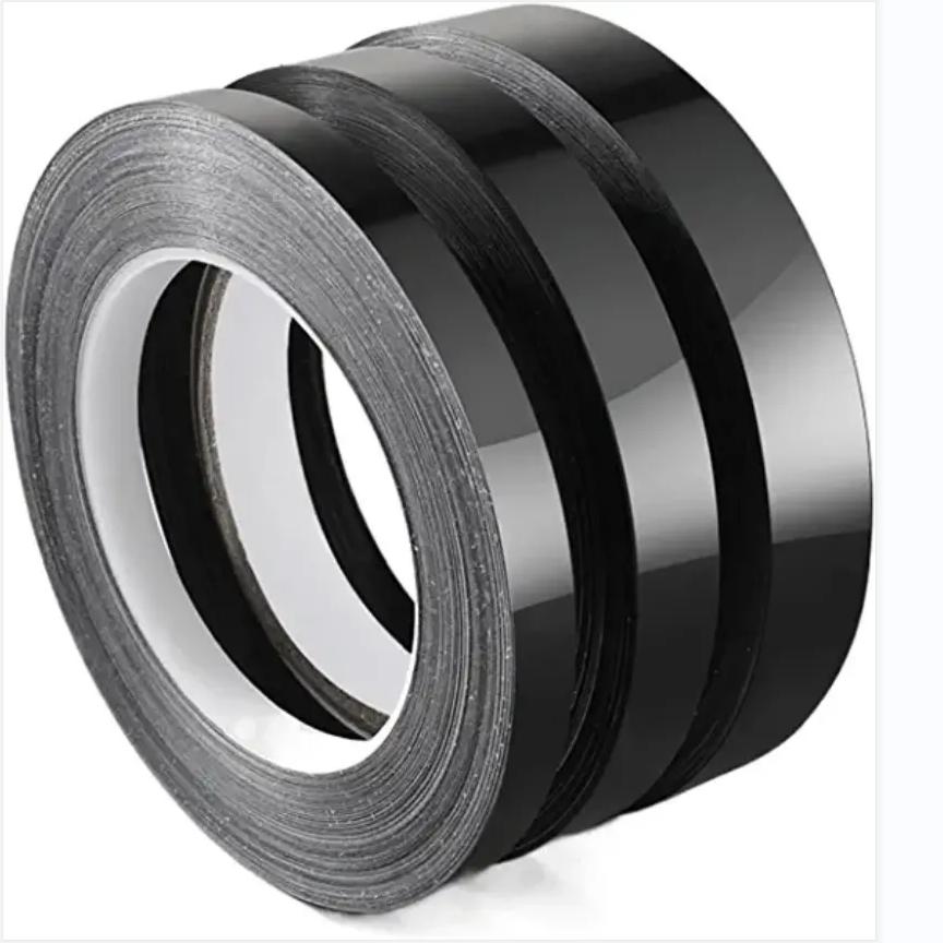 Neu 50M Gold Schwarz Selbstklebende Fliesen Aufkleber Band Boden Wasserdichte Wand Lücke Dichtung Streifen Fliesen Schönheit Naht Aufkleber wohnkultur 1.5cm&50M schwarz