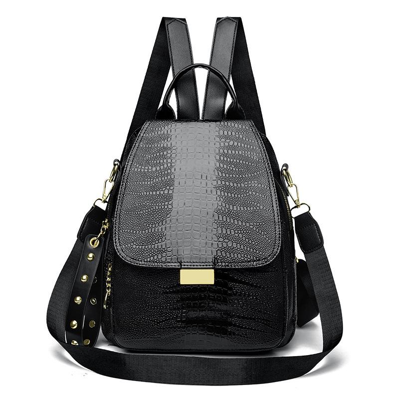 Modischer Rucksack für Damen Koreanischer Stil Leicht zu tragender Rucksack für Damen Rucksack Große Kapazität Weiches Leder Diebstahlsicher Reisetasche