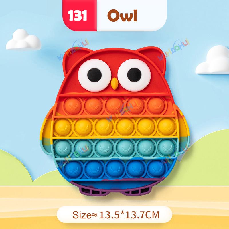 Rainbow Pop Push Bubblle Fidget Anti Stress Abbau Spielzeug für Erwachsene Kinder mit besonderen Bedürfnissen sensorisches Spielzeug interaktives Spielzeug für Kinder