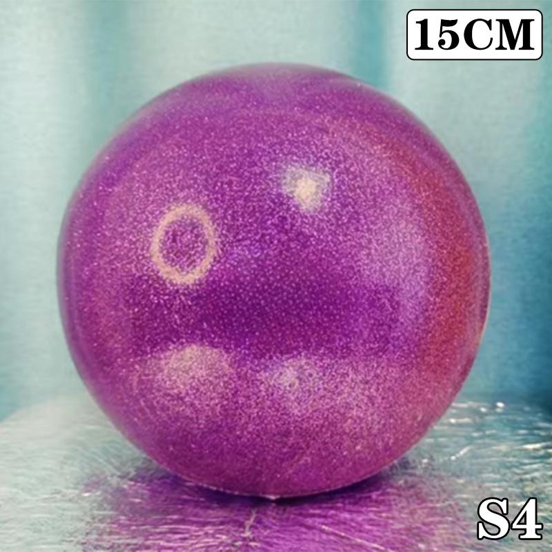 15/18Cm Explosionsgeschützter Gymnastikball für Mädchen, Training für Kinder, Tanzpraxis, Wettkampf, rhythmischer Gymnastikball purple