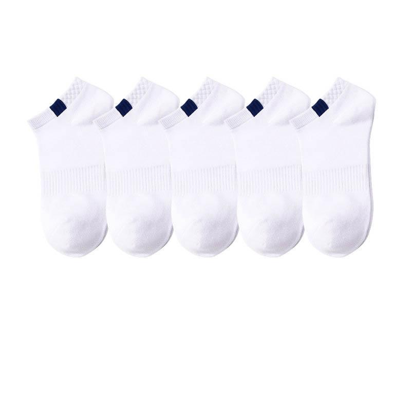 5 paare/los Sommer Baumwolle Mann Kurze Socken Mode Atmungsaktive Boot Socken Bequeme Casual Socken Männliche Große Größe 5 Pairs