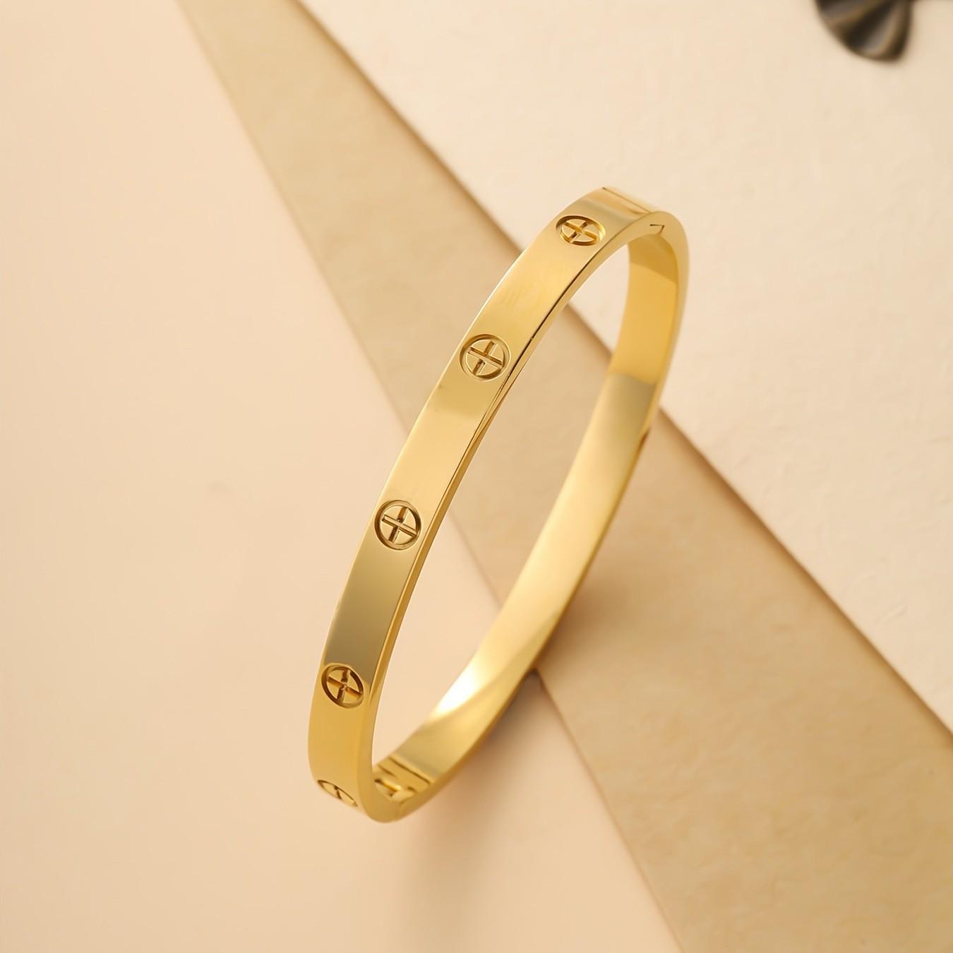 Exquisites europäisches & amerikanisches Zirkon-Nagelarmband: Hochwertiges offenes Design