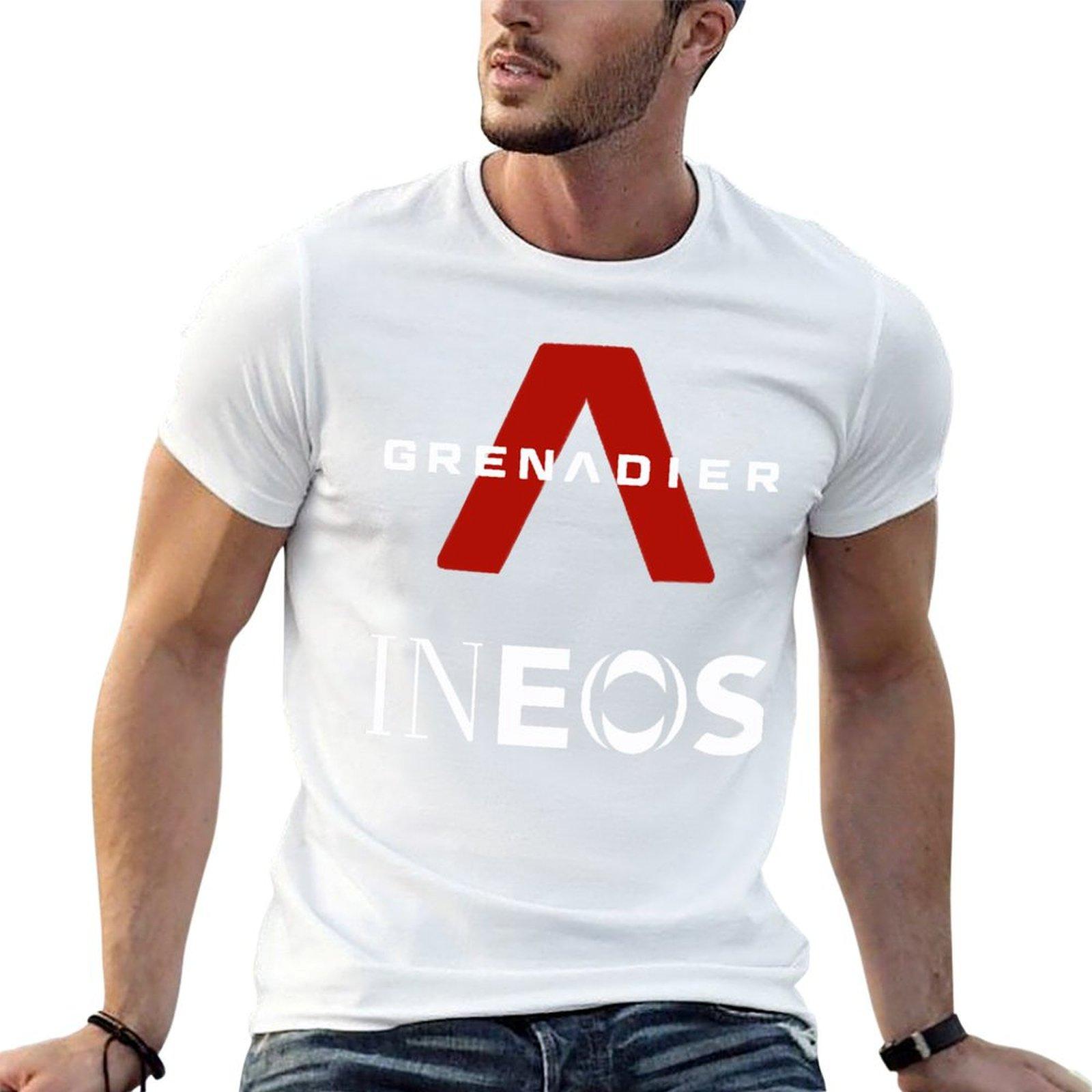 Weißes Ineos Grenadiers T-Shirt T-Shirt Unisex Lässiges Unisex-T-Shirt Luxuriöses Unisex-T-Shirt Schweres Baumwoll-T-Shirt S white