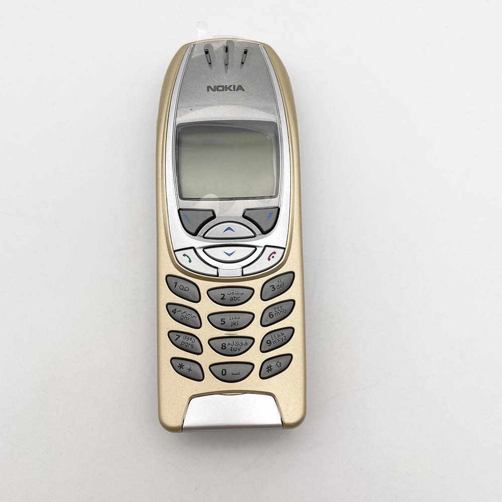 Generalüberholtes Nokia Original Nokia 6310i Mobiltelefon mit 1 SIM 1 Battery 1 Charger gold