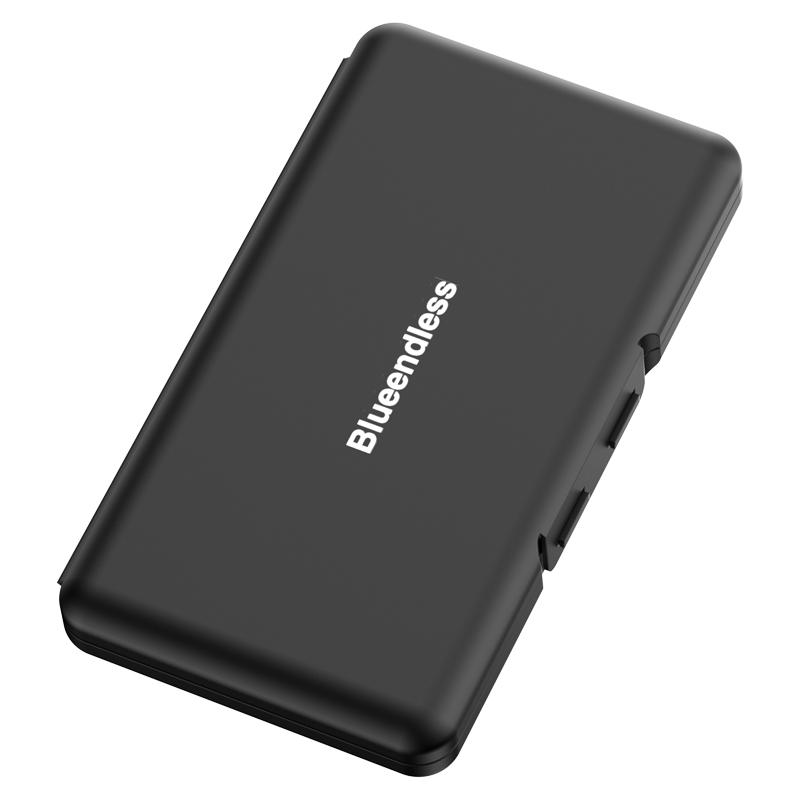 4-Schacht M.2 SSD Gehäuse Aufbewahrungsgehäuse 2280 SSD Gehäuse Tasche für SSD Gehäuse SATA NVme Festplattenbox für SSD Stoßfest Tragbare Box schwarz