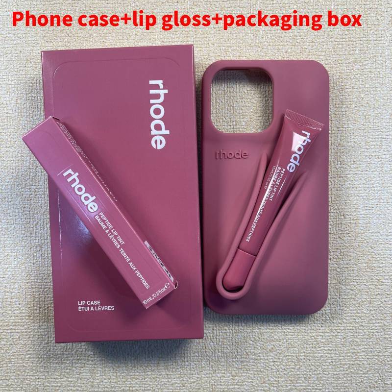 Rhode Silikon Handyhülle für iPhone11 mit rutschfestem Material und kreativem Design, ideal für Fans des süßen Stils Maroon
