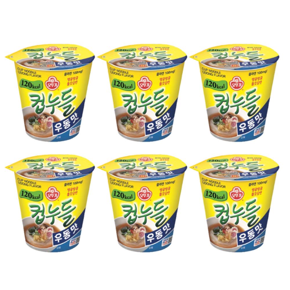 [Ottogi] Kalorienarme Diät-Cup-Nudelserie / Glasnudeln 6 Tassen Udon Flavor x 6 cups