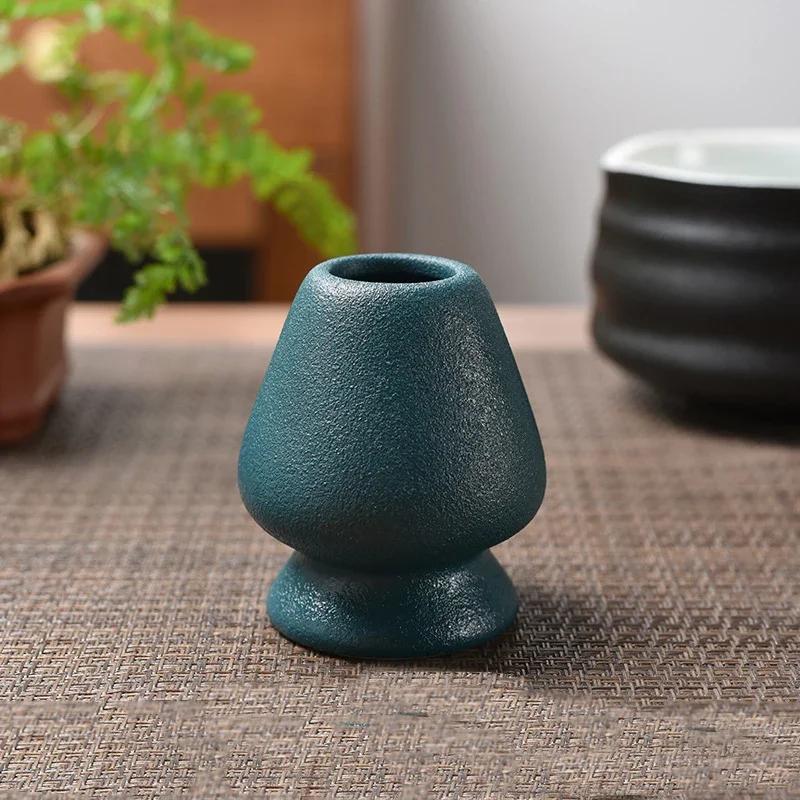 Japanischer Matcha-Schneebesenständer, Teezeremonie, Matcha-Schale, Chasen-Ständer für Küche und Esszimmer, Keramik-Teeschale, Matcha-Schneebesenhalter