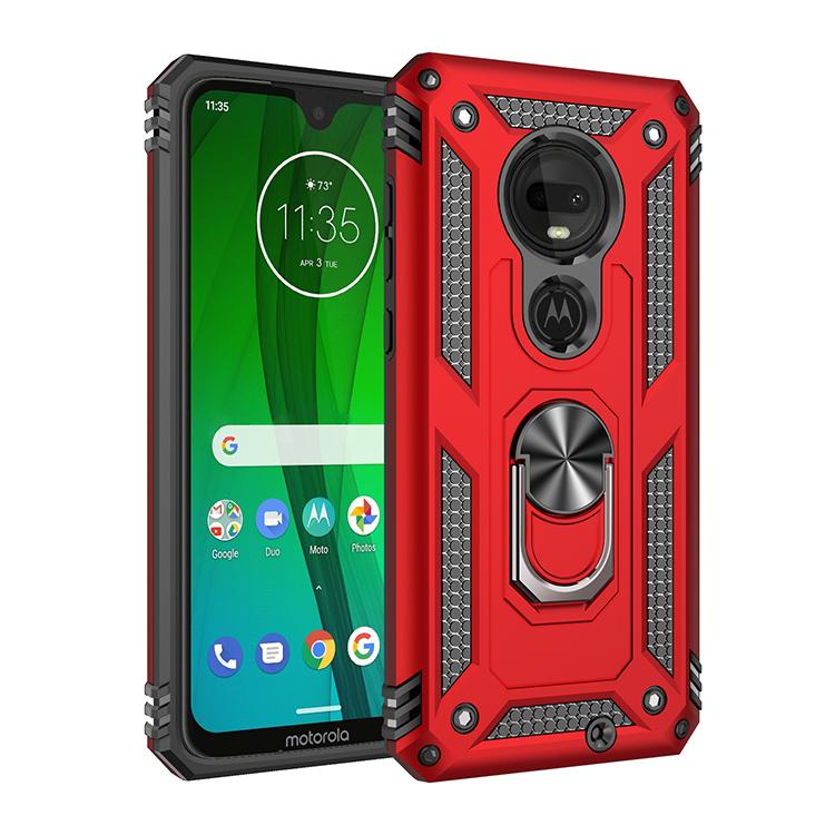 Für Motorola Moto G7 Plus Rüstung Stoßfest Fall für Moto G7 Plus G 7 + 7plus Militärische Schutzhülle Auto Halter magnet Fall Abdeckung for Moto G7 Plus