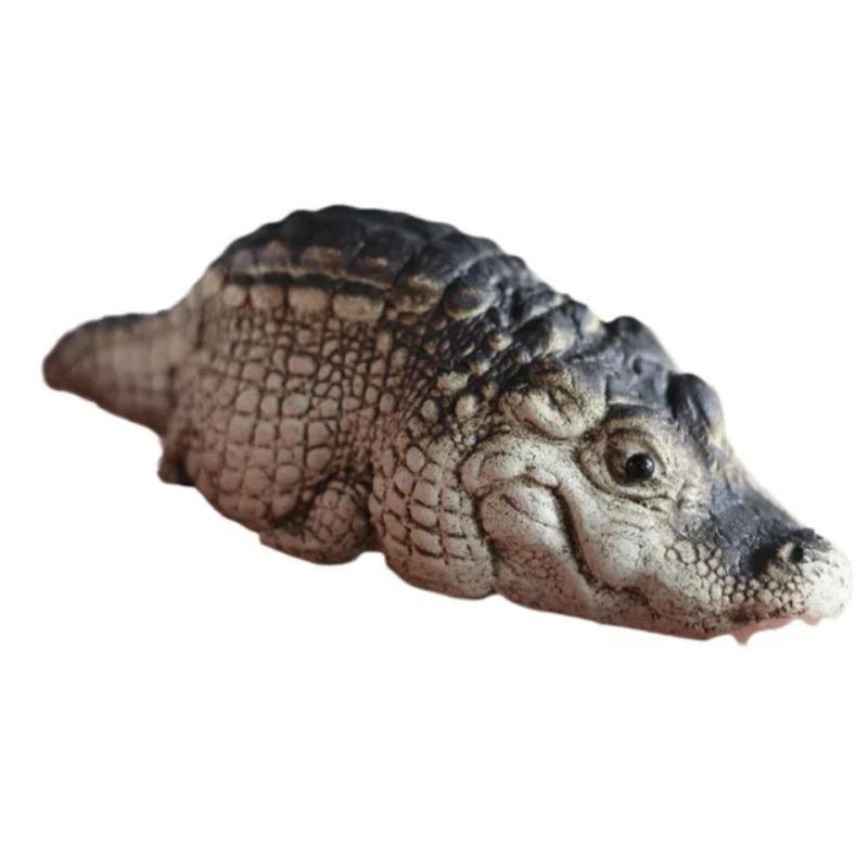 1 Stück Boutique Tee Haustier Kleines Krokodil Tee Haustier Ornamente Handgefertigt Teezeremonie Finanzielle Dekorative Spielzeuge Geschenk C
