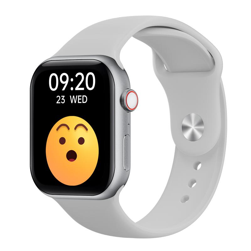 IWO Serie 10 Smartwatch Kabelloses Laden Herzfrequenz Männer Frauen Fitness Tracker Sport Smartwatch Für IOS Android silber