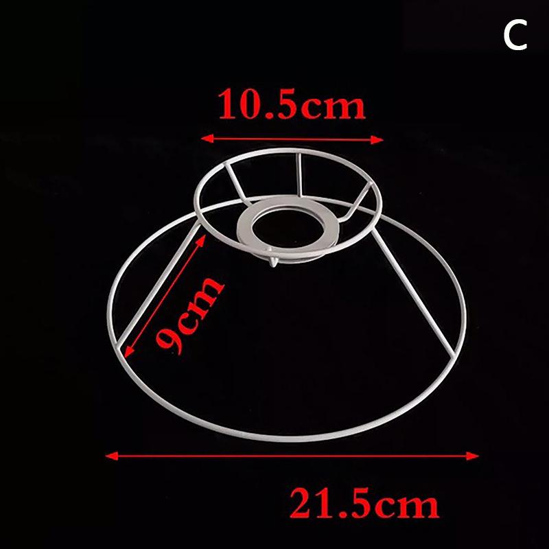 Lampe Lampenschirm Schatten Draht Rahmen DIY Schutz Ring Licht Käfig Halter Bulbpendant Trommel Tisch Metall Vintage Abdeckung Runde Decke Eisen 10.5*9*21.5cm