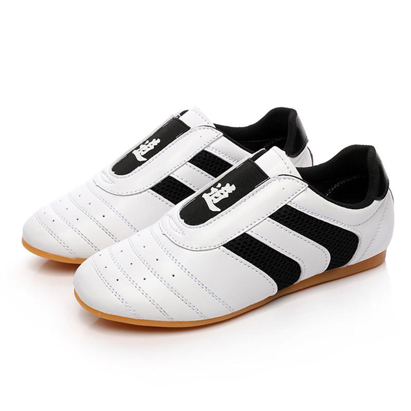 Taekwondo-Schuhe für Kinder und Studenten, verschleißfeste Kampfsport-Trainingsschuhe 34 weiß