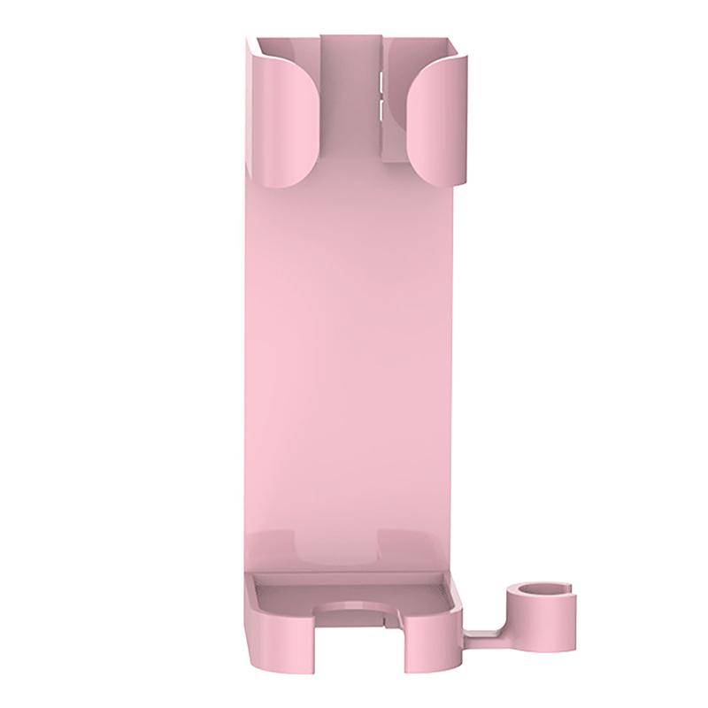 Lockenstab Glätteisen Halter Lockenhalter Wandmontiert Föhn Organizer Für Badezimmer Heimzubehör rosa