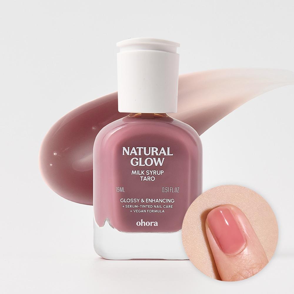[ohora] Sirup-Nagelhärter 15ml (10 Farben) - Professioneller Nagelhärter mit transluzentem Sirup-Ton TARO