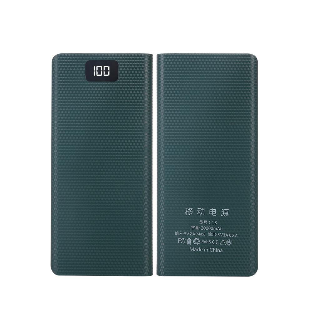 8*18650 batterie Ladung Lagerung Box LCD Batterie Power Bank Fall 5V Dual USB Typ C Batterie Halter box ohne Batterie