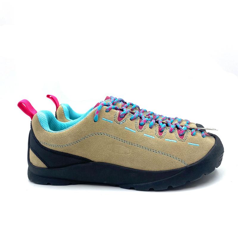 Mode Mode Herren Wildleder Freizeitschuhe Outdoor Gummisohle Wanderschuhe für Herren Herbst Winter Atmungsaktiv Low-Top Trainer Sneaker 41 rosa