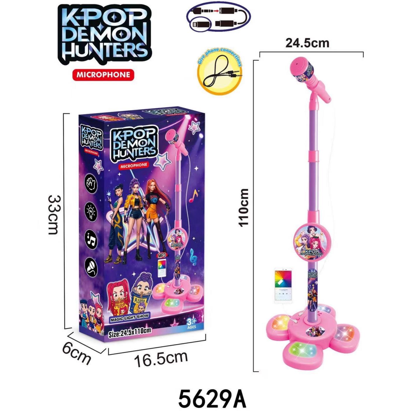 Monsterjagd Kinder-Mikrofon Blendende 5 Lichter Jungen und Mädchen Mikrofon Lieder spielen Kinderinstrumente