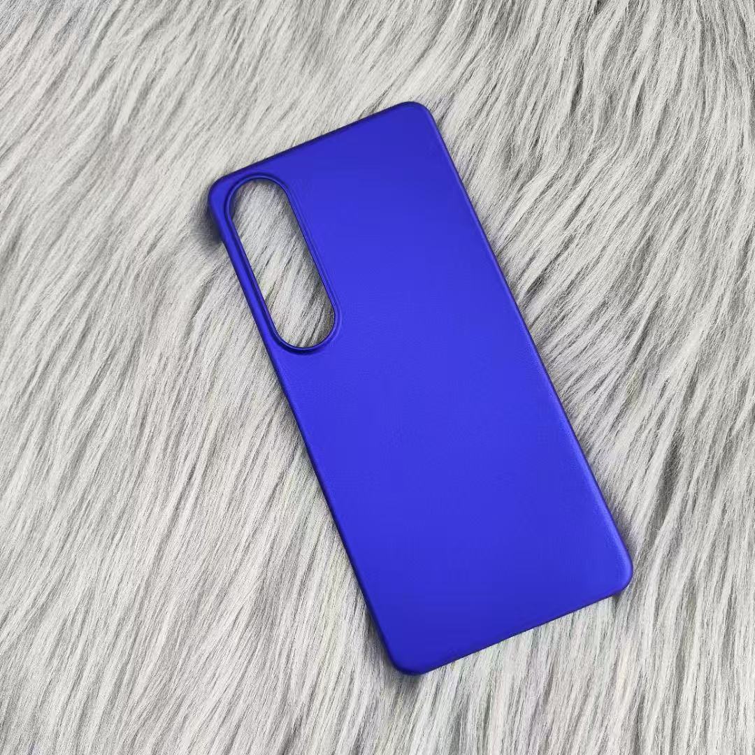 Ultradünne Matte Hart-PC-Handyhülle Für Sony Xperia 1 VII 10 V IV 5 III 1 V 10 III IV Stoßfest Einfarbig Abdeckung Bumper Hülle Sony Xperia 1 V blau