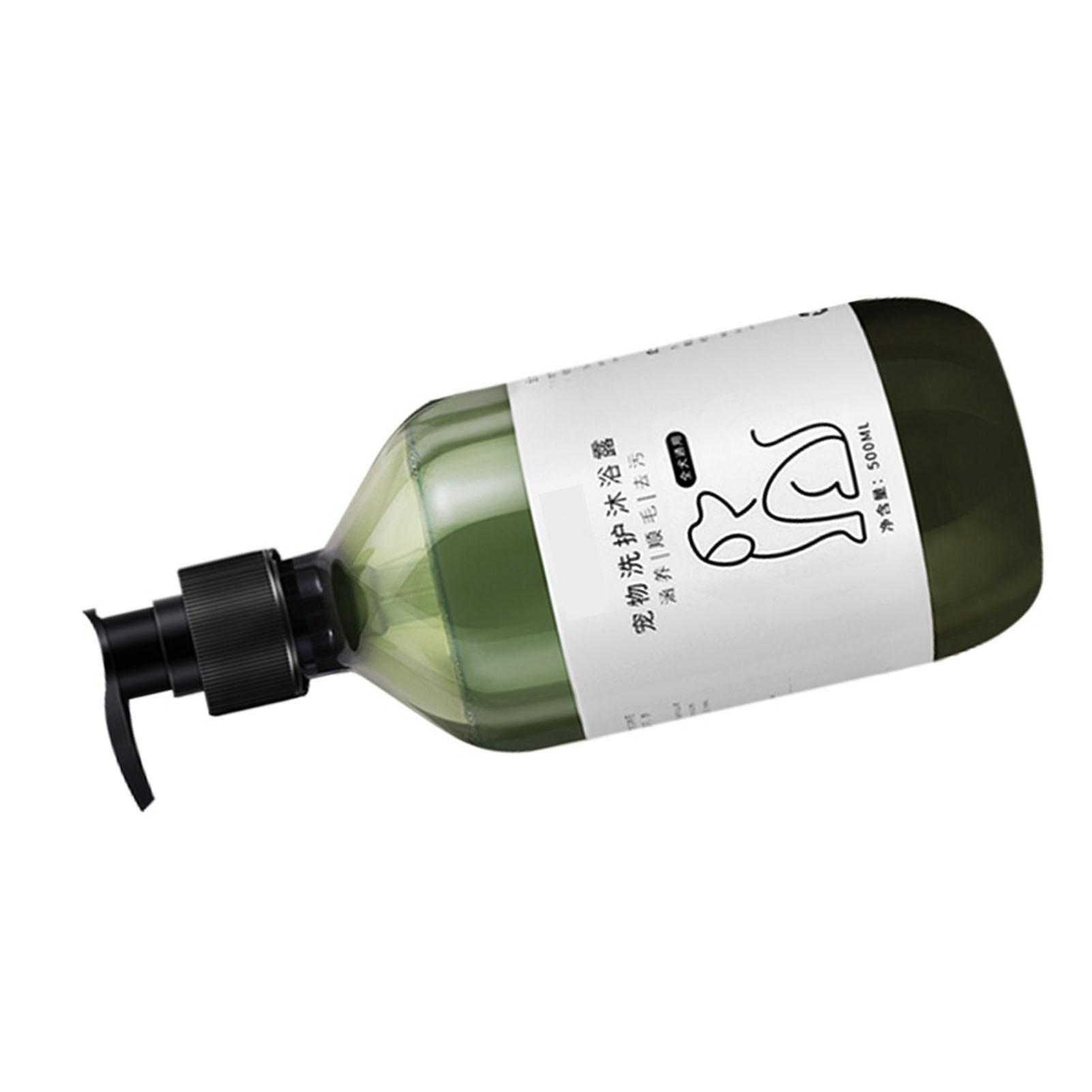 500ml Tier-Shampoo Geruchsentferner Sanfte Haarreinigung Feuchtigkeitsspendend Pflegend Tier-Dusch-Shampoo für Hunde Katzen Bad