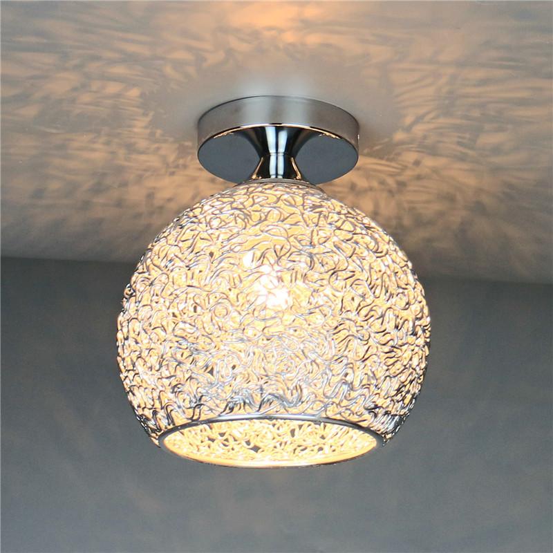 1 stücke Moderne Bunte LED Decke Lampe Schlafzimmer Kinderzimmer Balkon Gang Korridor Hause Lampe Beleuchtung (Ohne Glühbirne) silber
