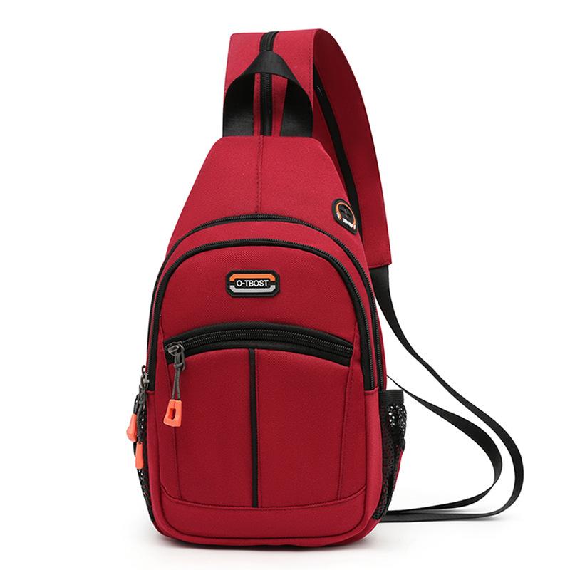 Frauen Mini Rucksack Kleine Brust Tasche Mode Umhängetasche Weibliche Sporttasche Reise Rucksack Umhängetasche Mädchen Rucksack Pure Red