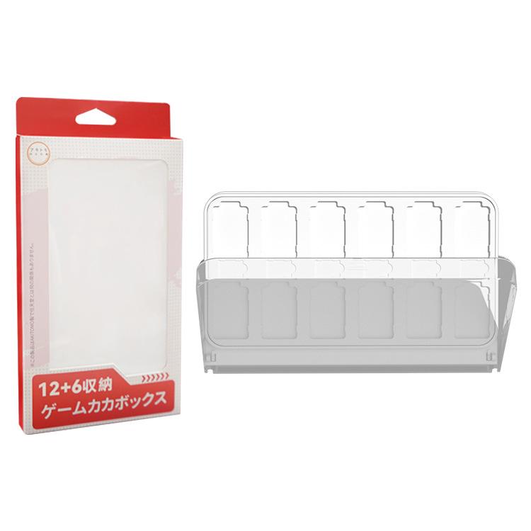 VAORLO Game Card Aufbewahrungshülle für Nintendo Switch OLED Dock Cover Staubschutz Game Card Display Case Switch OLED Gaming Zubehör