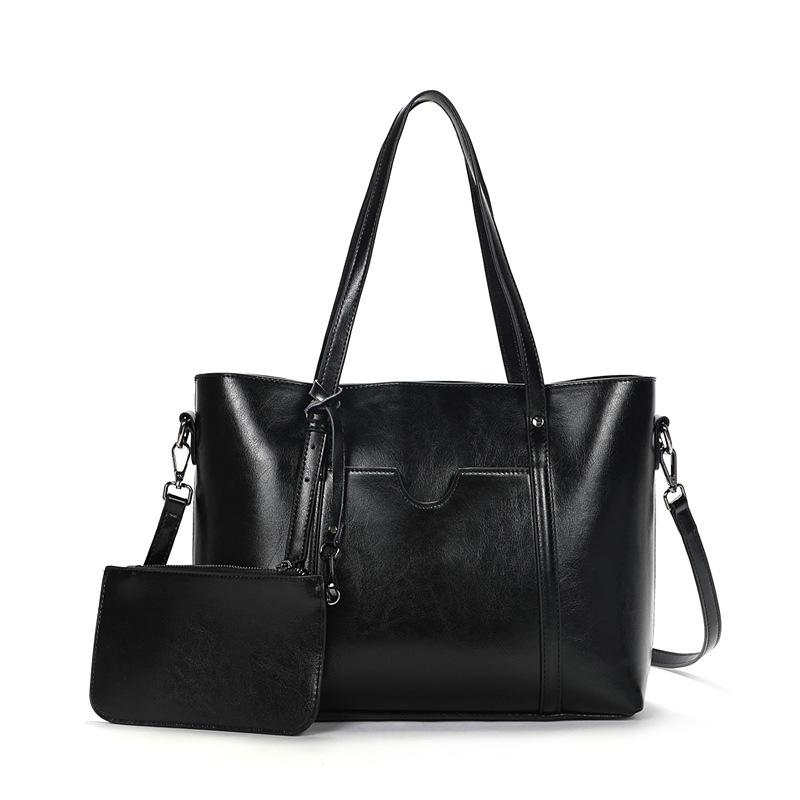 Neue ein Schulter Cross-Slide Tasche Echte Leder Damen Tasche Große Kapazität Europäische und Amerikanische Retro Tote Tasche Damen Tasche