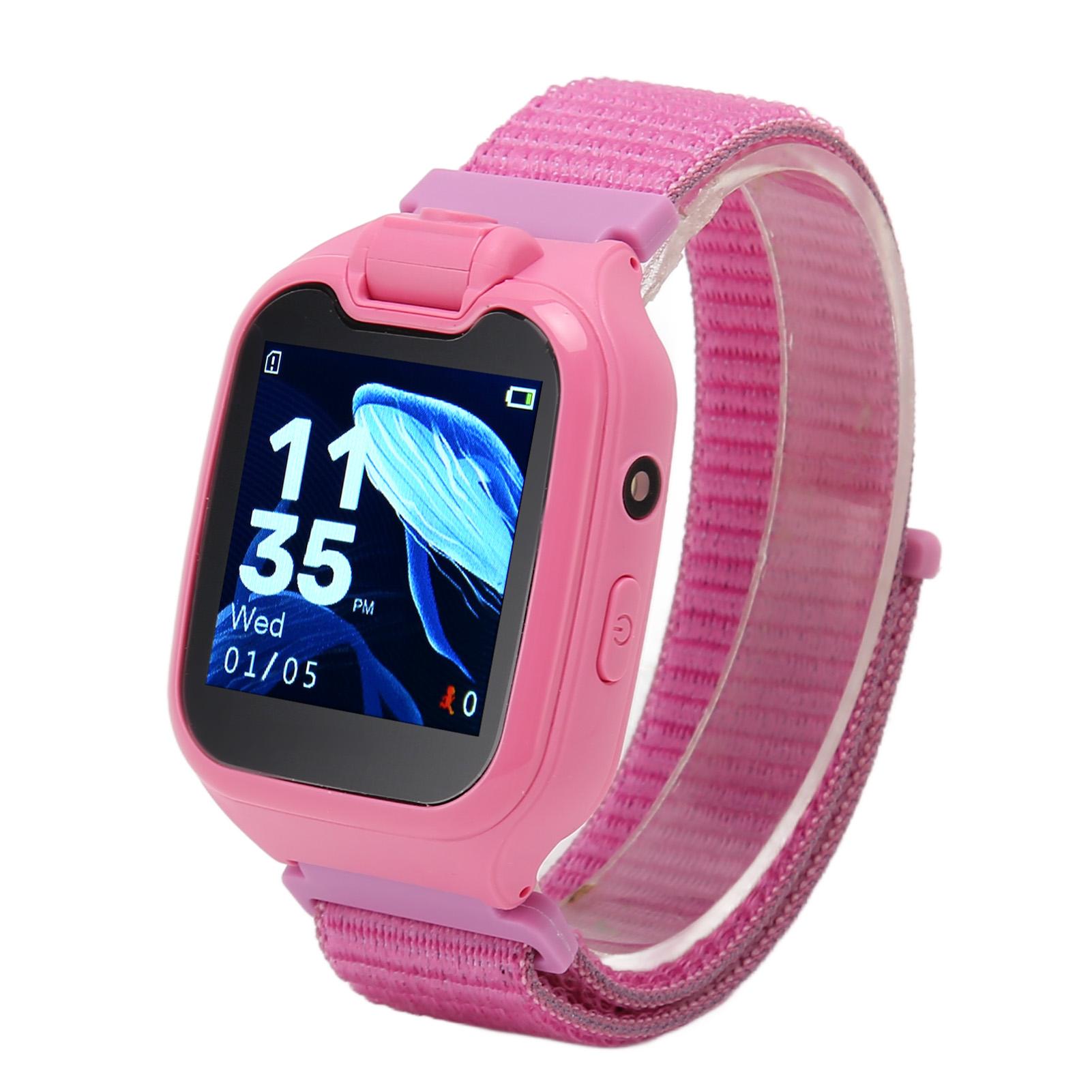 Smartwatch für Kinder, 1,54 Zoll, IPS, HD-Farb-Touchscreen, Smartwatch für Kinder, 2G, GSM, unterstützt Telefonanrufe rosa