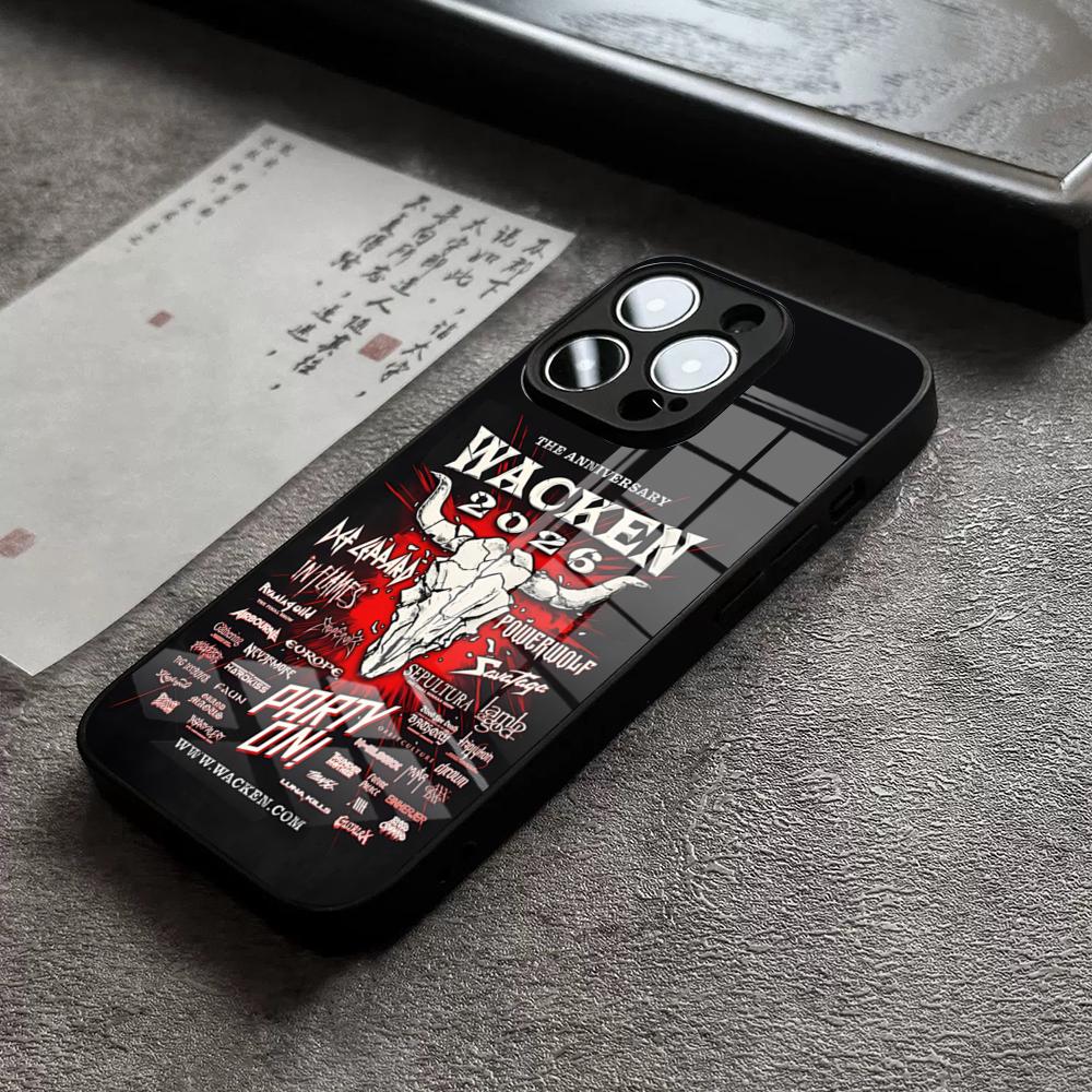 Wacken Open Air Handyhülle Für IPhone 16 Pro Max 14 17 Air 12 15 11 13 Mini X XR XS Max SE Glasabdeckung iPhone11 ProMax