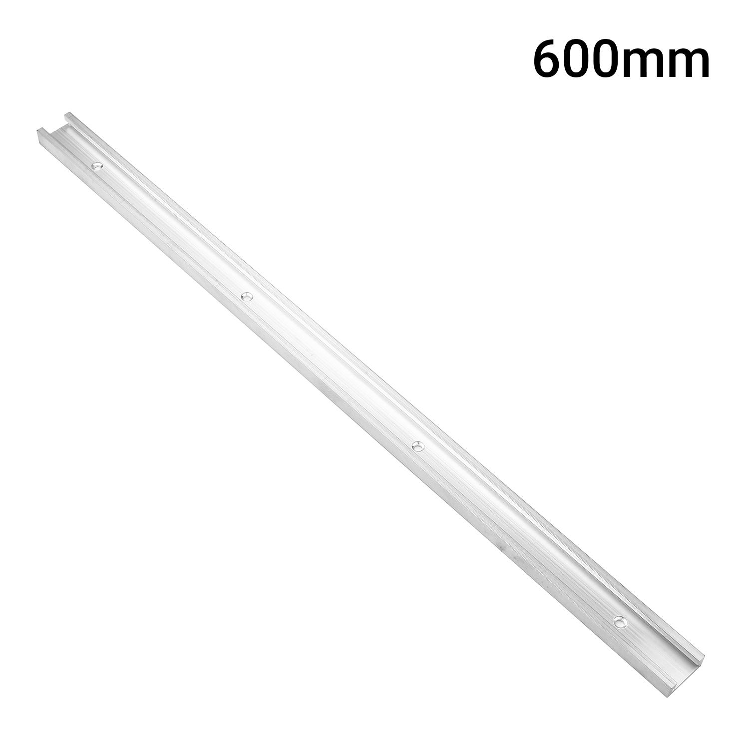 30 Typ eloxiertes Aluminium Gehrung T Track T-Bar Schiene für Jigs Vorrichtungen Schlitten Router Tische und 600mm silber