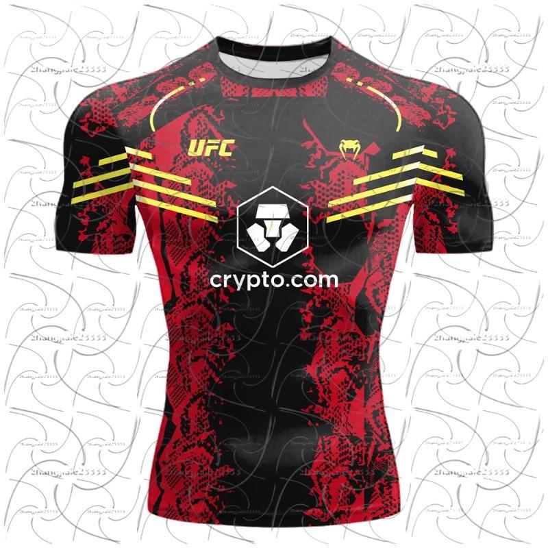 2026 Neues Heißverkauf UFC Boxkampf Chaser T-Shirt für Männer und Frauen Sommer Lässig Atmungsaktiv Übergroß Schnelltrocknend Oberteil 3XL