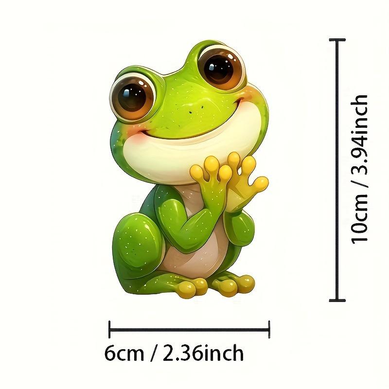 JT124#13x14cm Niedlicher Frosch Vinyl Autoaufkleber - Lebendiges & Wasserdichtes Decal für Autos & Motorräder - Langlebiges, Auffälliges Design