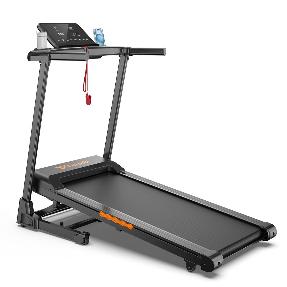 Formill FT61 3.0 PS Walking Pad Laufband mit 15° Steigung - 13,5 km/h Höchstgeschwindigkeit, 135 kg Belastung, LCD schwarz