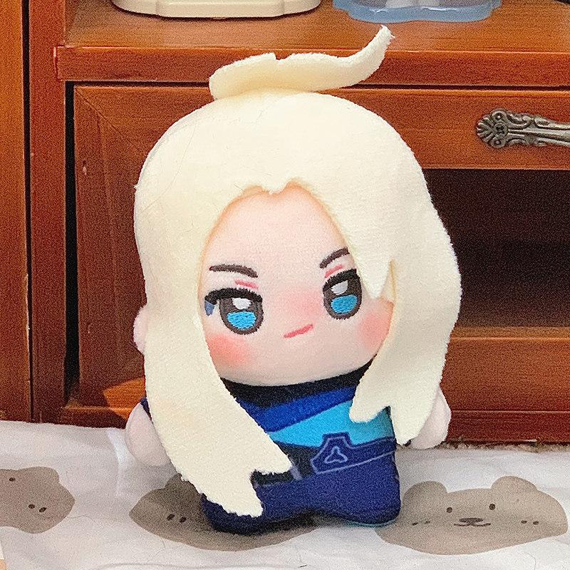 10cm Jett Anhänger Plüsch Baumwollpuppen Niedliche Mini Weiche Spiel Valorant Figuren Schlüsselanhänger Puppe Plüschtiere Plüschtiere Feiertag Geburtstagsgeschenk 10cm