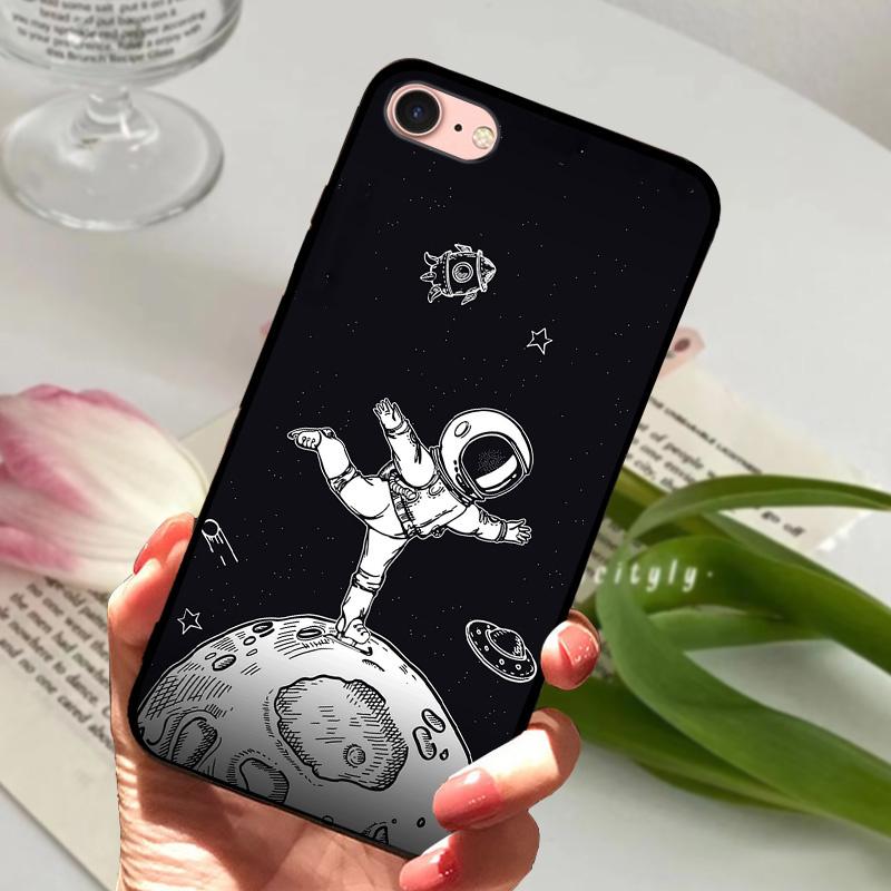 Für iPhone 6S 6 Hülle Silikon Weiche Rückseite Handyhülle Für iPhone 7 7Plus 6 6S Plus Silikonhüllen Für iPhone 8 8 Plus Fundas Stoßfänger for iPhone 7 or 8