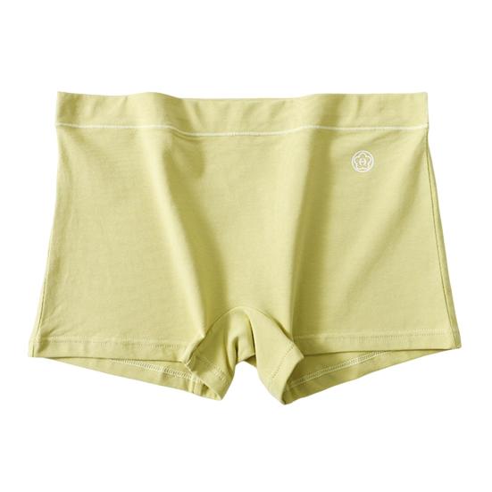 Damen-Boxershorts aus Baumwolle, nahtlose Boxershorts, Unterwäsche, weiche, schmale Passform, für den täglichen Schlaf M grün