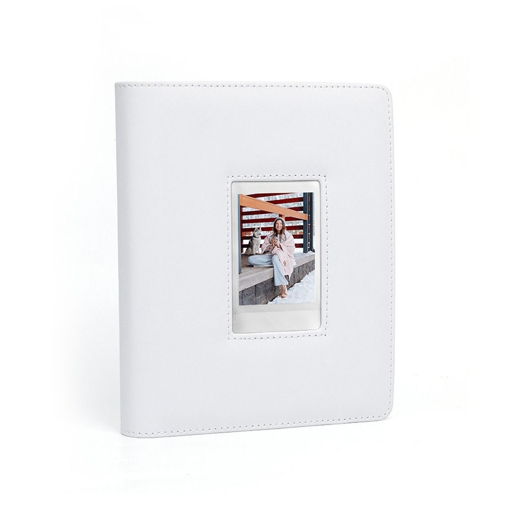 288 Taschen Sofortbildkamera-Fotoalbum-Karten-Organizer für Fujifilm Instax Mini 12/11/9 Haushalt weiß